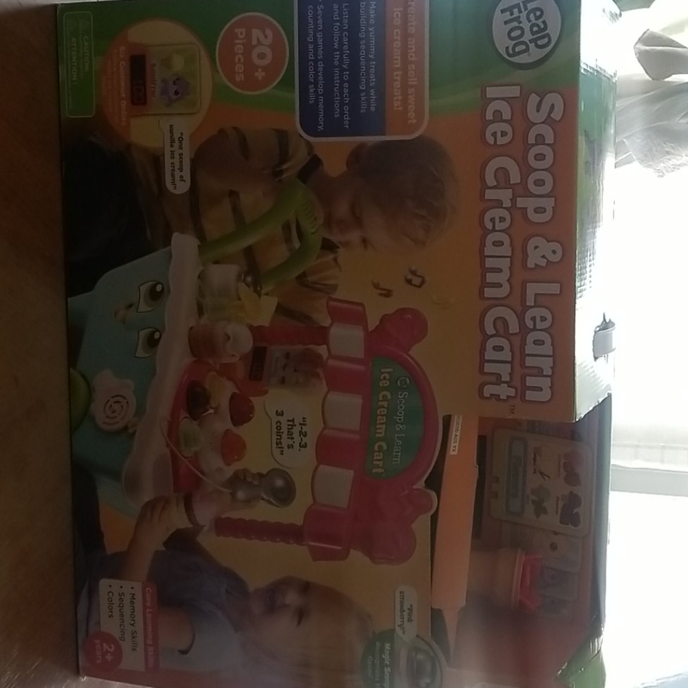 Toy ice cream cart